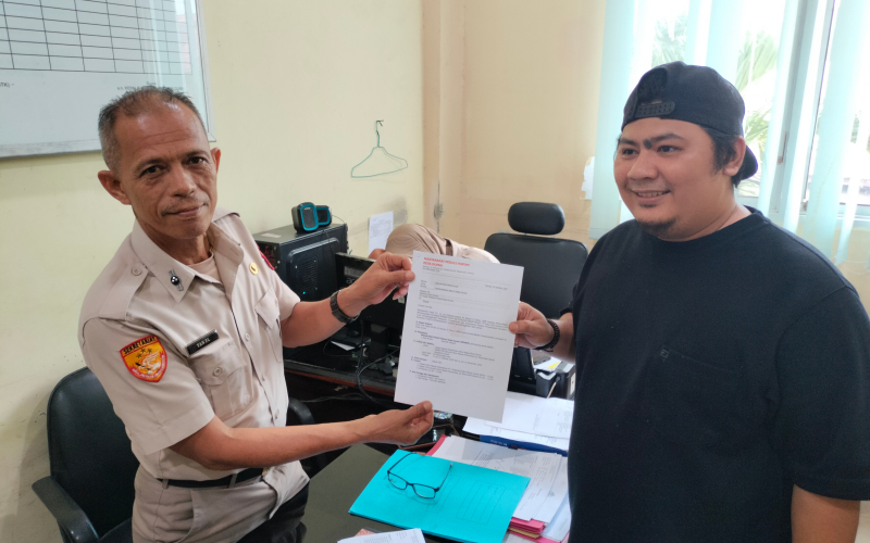 Tagihan Rp1,1 Miliar Belum Tuntas, MPHKD Dumai Antar Surat Pemberitahuan Aksi Damai ke Polres