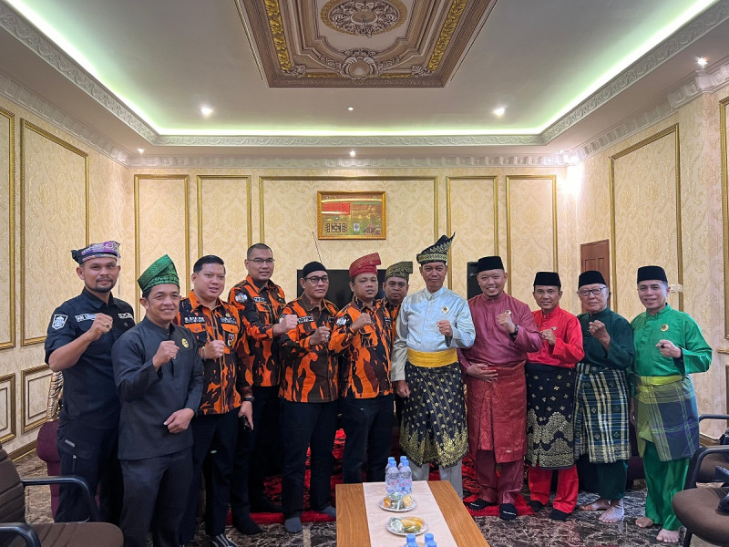Pemuda Pancasila Kota Pekanbaru dan LAMR Kota Pekanbaru Sepakat Perkuat Sinergi Membangun Kota Bertuah