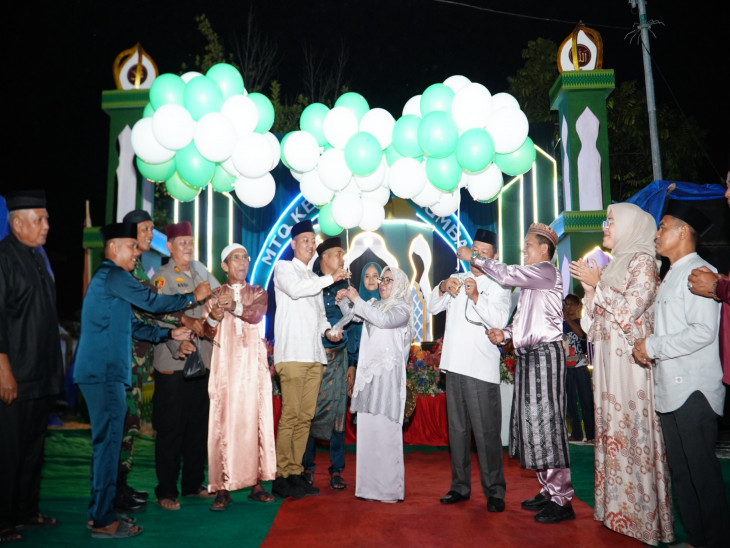 Wabup Kampar Resmi Buka MTQ Ke-V Desa Naumbai Antar Kecamatan se-Kabupaten Kampar