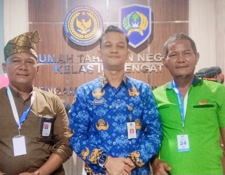 Kunjungan IWO Inhu Di Sambut Hangat Kepala Rutan Kelas II Rengat