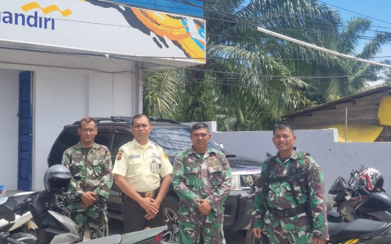 Kodim Dumai Bersama Komduk dan Komcad Laksanakan Patroli serta Sosialisasi Keamanan