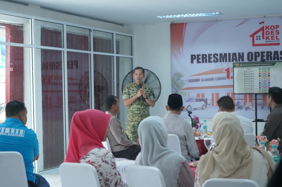 Peresmian Koperasi Merah Putih, Bupati Inhil Herman Titip Harapan Besar untuk Ekonomi Desa
