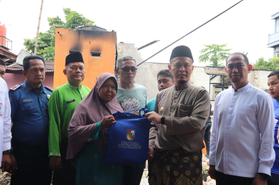 Dinsos Pekanbaru Sudah Salurkan Bantuan untuk 323 Jiwa Korban Kebakaran