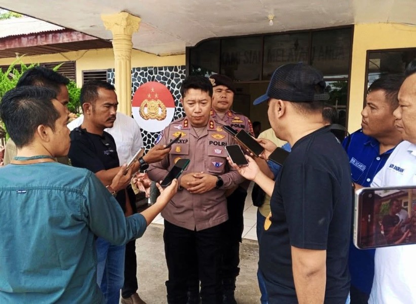 Seorang Pelaku Buron, Penganiaya Wartawan Serahkan Diri ke Polres Kuansing
