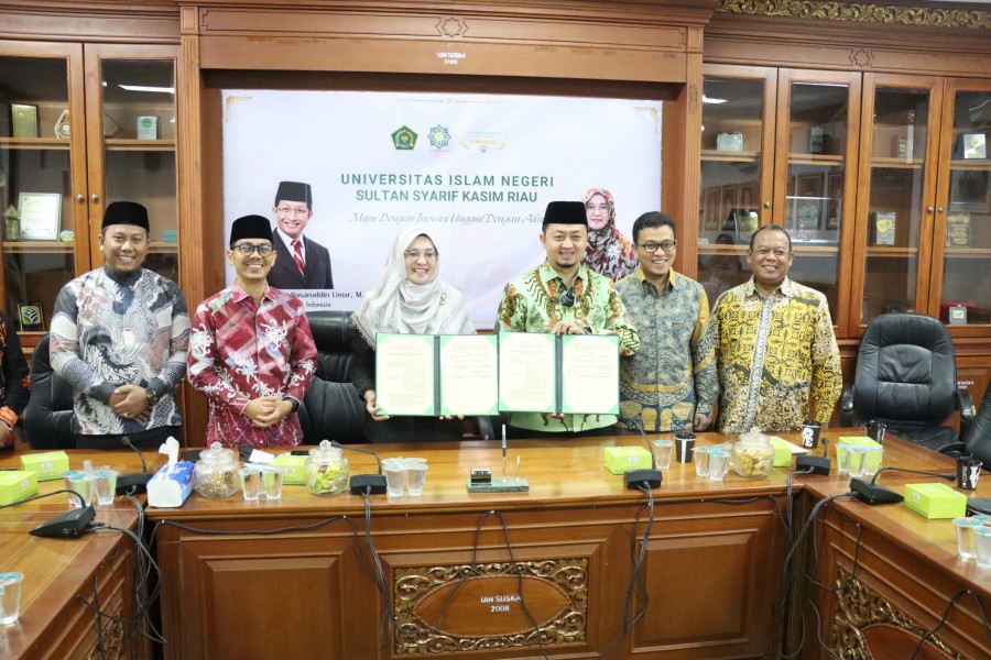 UIN Suska Riau Jalin Kerja Sama dengan Hayfalah IIBS, Fokus Perkuat Pendidikan, Pangan, dan Energi