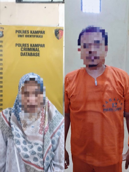 Modus Donatur Umroh Bodong! Polres Kampar Ungkap Penipuan Rp 500 Juta, Pasutri Diciduk, Surat Tanah Palsu Jadi Modus!