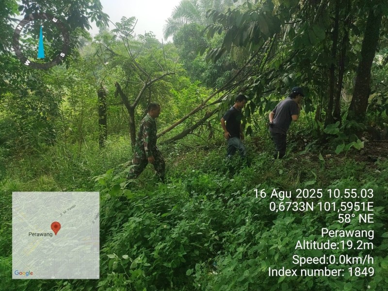 Patroli Karhutla Koramil 04/Perawang: Babinsa Pastikan Wilayah Perawang Aman dari Titik Api