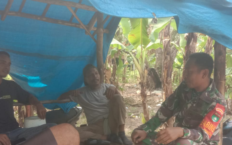 Babinsa Mundam Rangkul Pemuda dan Tokoh Masyarakat, Ciptakan Lingkungan Kondusif