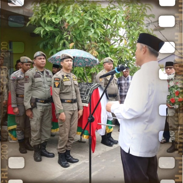 Bupati Inhil H. Herman Pimpin Upacara Penghormatan Terakhir dan Pelepasan Jenazah ASN, Suriandi Bin Maaris