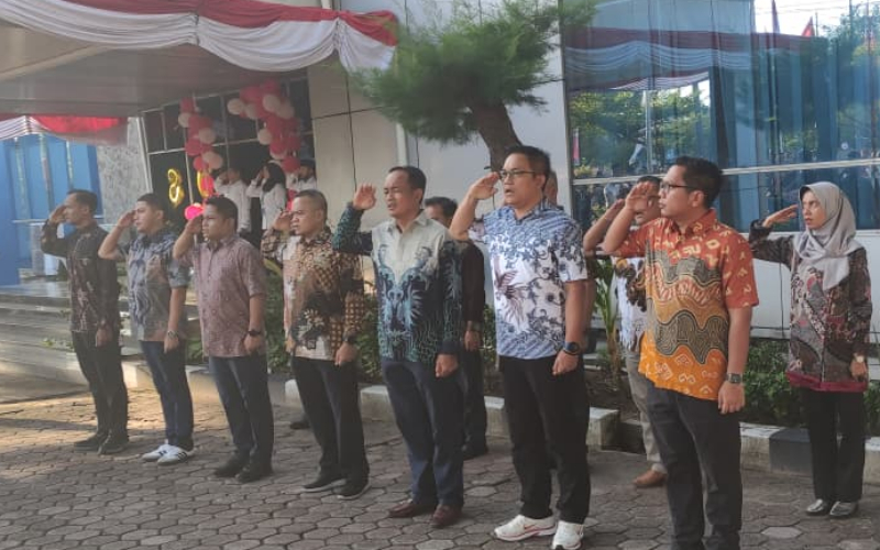 HUT ke-80 RI, Pelindo Dumai Gelar Upacara dan Lomba Antarentitas