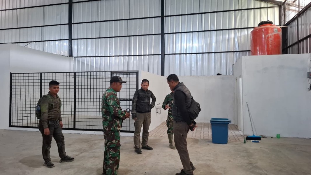 Dandim 0314/Inhil Tinjau Pembangunan Koperasi Merah Putih di Sejumlah Wilayah