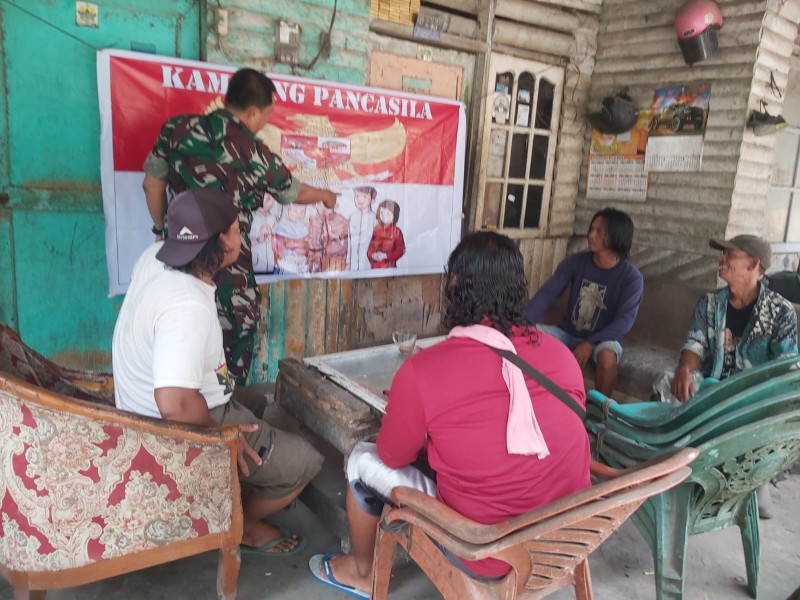 Serda K. Manullang Sosialisasikan Nilai-Nilai Pancasila kepada Warga Perawang Barat