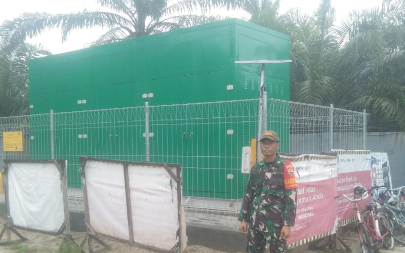 Babinsa Serda Erwan Patroli Keamanan, ini Titiknya