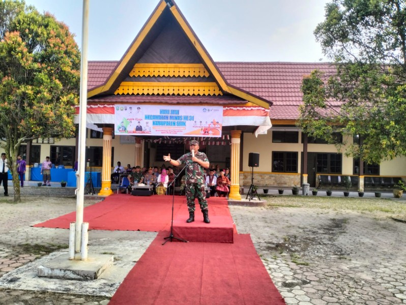 Di Sela Hari Jadi Minas ke-31, Tim Mabes TNI Sosialisasikan Pencegahan Karhutla