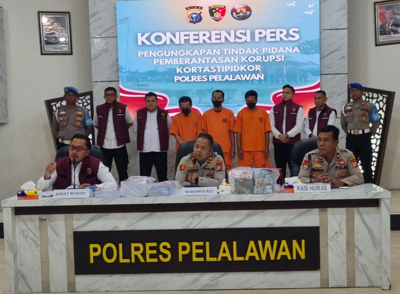 Bongkar Korupsi Miliaran Dana Peremajaan Sawit, Polres Pelalawan Tahan Tiga Mantan Pengurus KUD Karya Bersama
