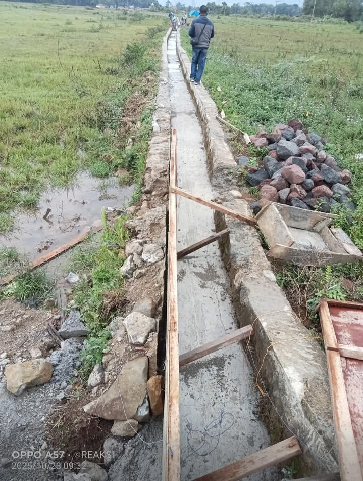 Proyek Drainase dan Irigasi di Kabupaten Kerinci Jadi Sorotan, Diduga Dikerjakan Asal-asalan