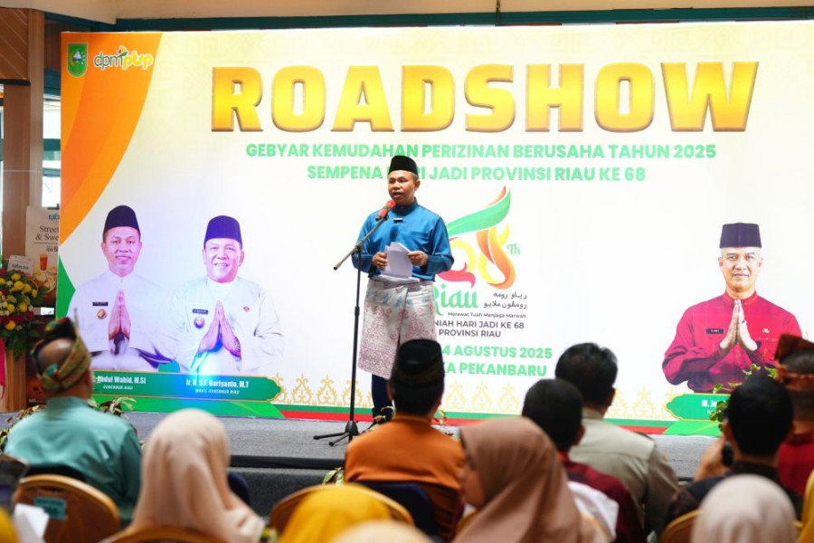 Pemprov Riau Gelar Gebyar Perizinan, Gubri Wahid: Banyak Pelaku UMKM Mengeluh Datang ke Saya!