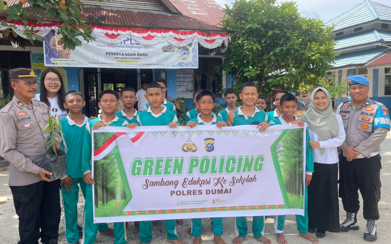 Polres Dumai Gencarkan Penghijauan, Kapolres: Investasi Masa Depan!