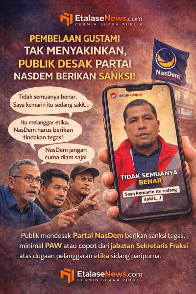 Klarifikasi Tak Menjawab Substansi, Polemik Dugaan Gustami Siregar Tertidur Kian Menguat