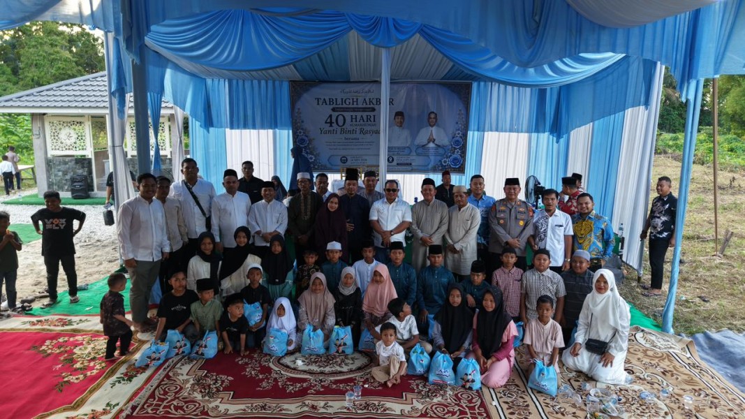 Penuh Haru Momen Spesial Pebriyan Winaldi Bersama Masyarakat dan Keluarga di 40 Hari Wafatnya Ibunda Tercinta
