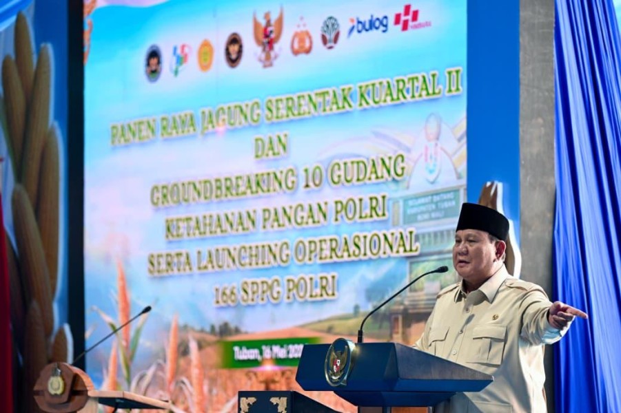 Presiden Sebut Pangan Jadi Fondasi Keamanan dan Kedaulatan Negara