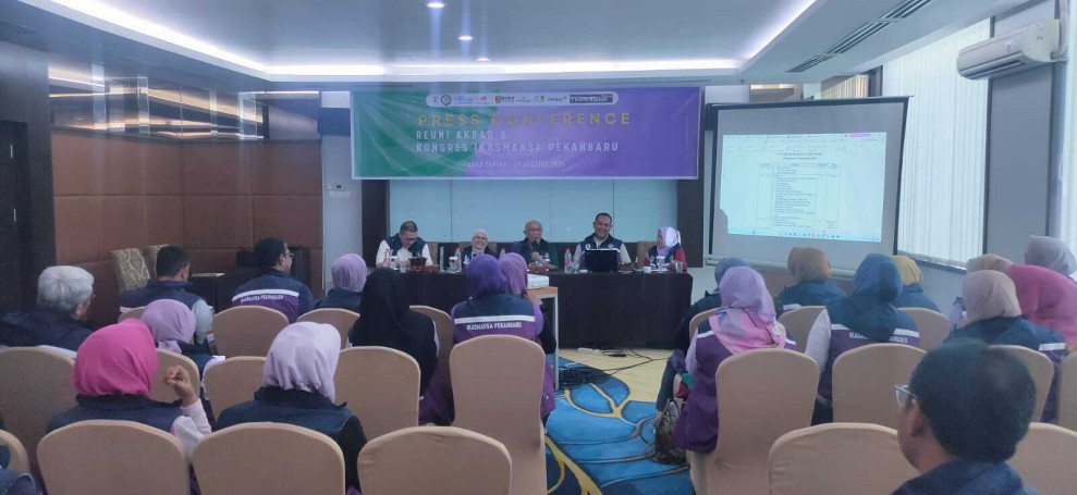 Bertabur Bintang! Ribuan Alumni SMA Negeri 1 Pekanbaru Meriahkan Reuni Akbar 2025, Mulai Austalia hingga Jakarta Hadir