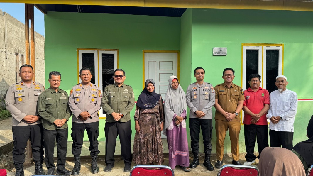 Sinergi BAZNAS dan Polres Rohul Serahkan RTLH, Wujudkan Hunian Layak bagi Warga Kurang Mampu