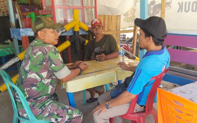 Tim Patroli SKK Migas Patroli Bersama Babinsa 02 Bukit Kapur