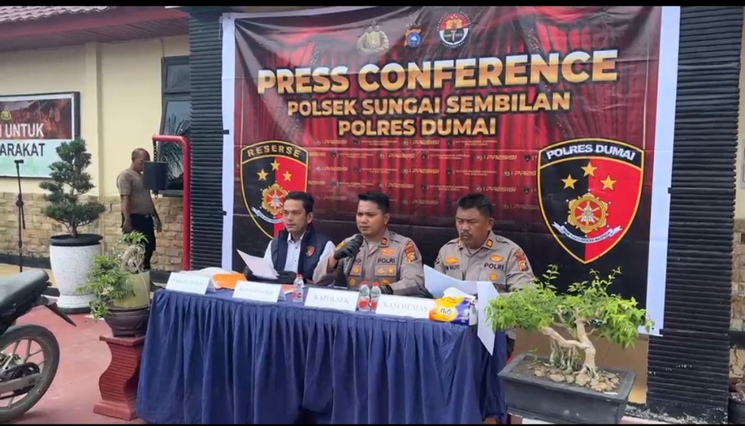Polres Dumai Ungkap Kasus Penusukan Berujung Maut, Dipicu Sakit Hati akibat Tuak Tumpah