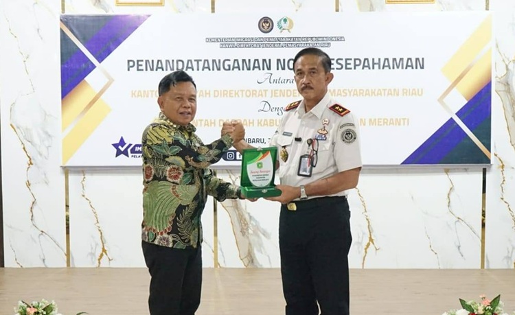 Pemkab Meranti Teken Kerjasama Dengan DitjenPAS Riau, Perkuat Pembinaan Warga Binaan Menuju Kemandirian