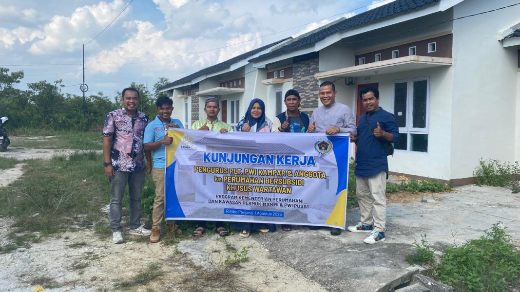 Senang Mendengarnya, Perumahan Wartawan Kampar di Rimbo Panjang Dalam Tahap Finalisasi dengan BTN