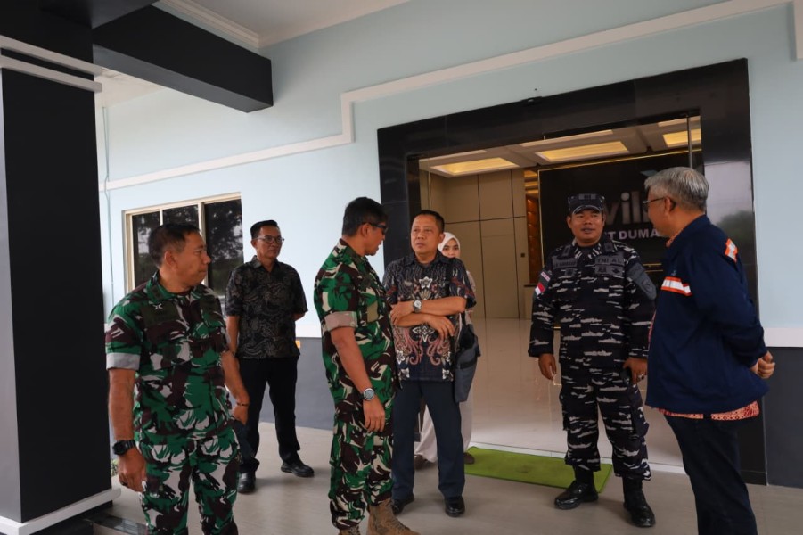 Tim Mabes TNI dan PT Wilmar Group Perkuat Koordinasi Pencegahan Karhutla di Dumai