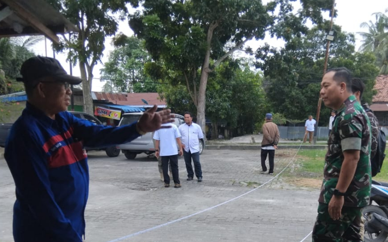 Finishing Peninjauan Lahan KDKMP, Babinsa Bintan Pastikan Kesiapan Lokasi