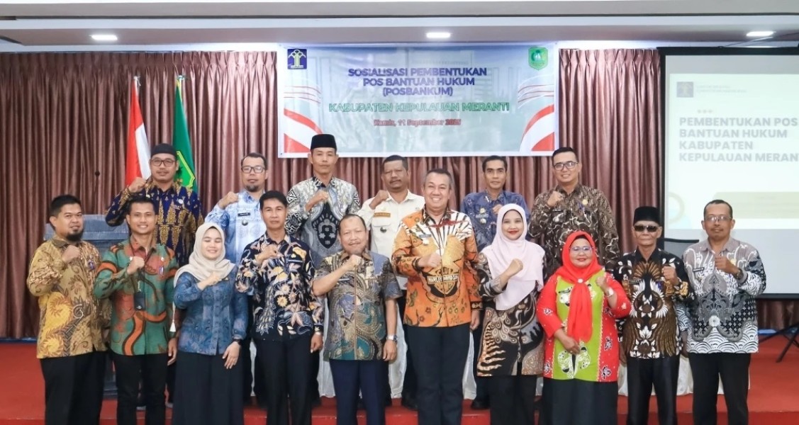 Pemkab Meranti Komitmen Bentuk Pos Bantuan Hukum di Desa dan Kelurahan