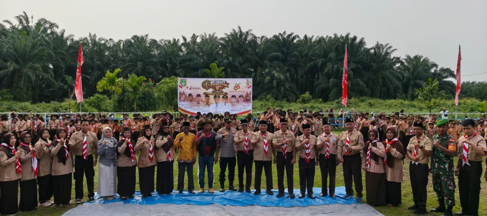 TNI Koramil 02/Bukit Kapur Monitor Scout Competition Jilid-2 di Mundam