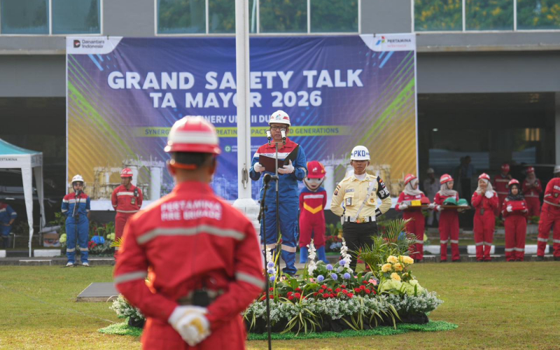Direktur Operasi Kilang PT Pertamina Patra Niaga Pimpin  Apel Grand Safety Talk Turn Around Mayor 2026 Kilang Dumai