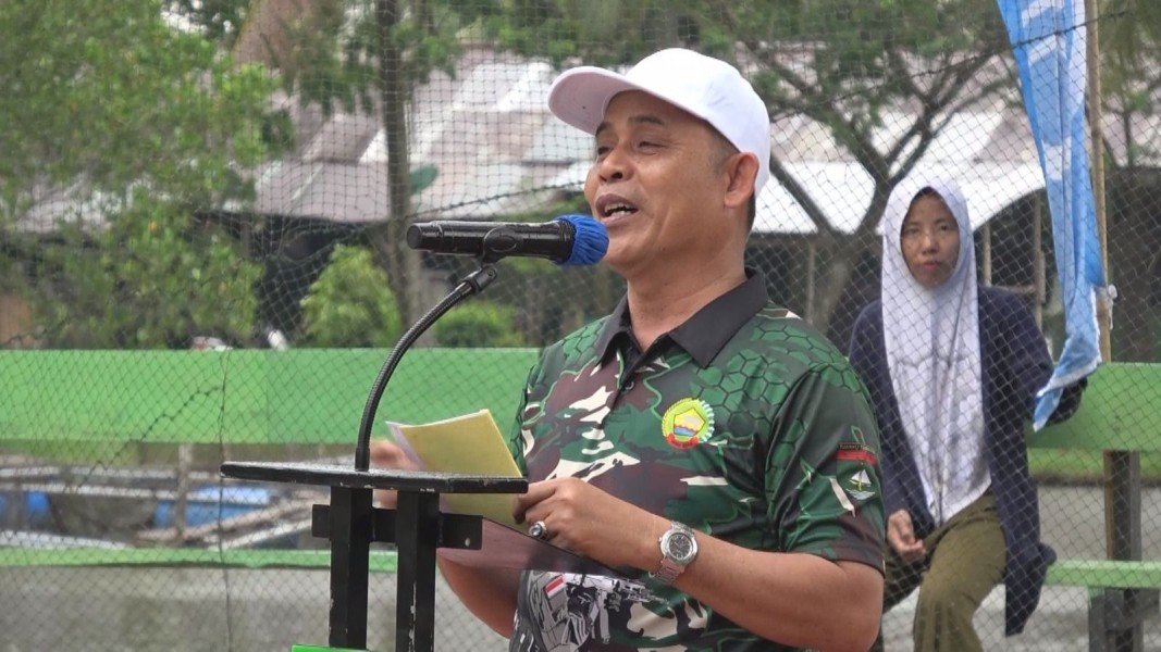 Bupati Herman Hadiri Pembukaan Semi Open Turnamen Bola Voli Putra Dandim 0314 Piala Inhil ke-7 Tahun 2025