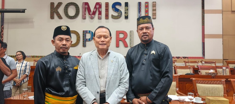 Pemangku Adat Kenegerian Kubu Datangi Komisi III DPR RI, Adukan Konflik Agraria Sejak 1978