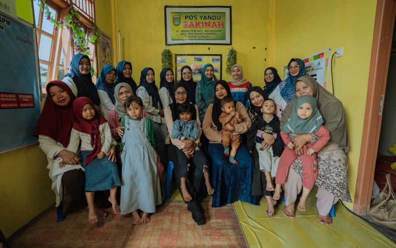 Harkitnas, Pertamina Patra Niaga Kilang Dumai Bersama Kelompok Wanita Mundam Berseri Perkuat Pencegahan Stunting
