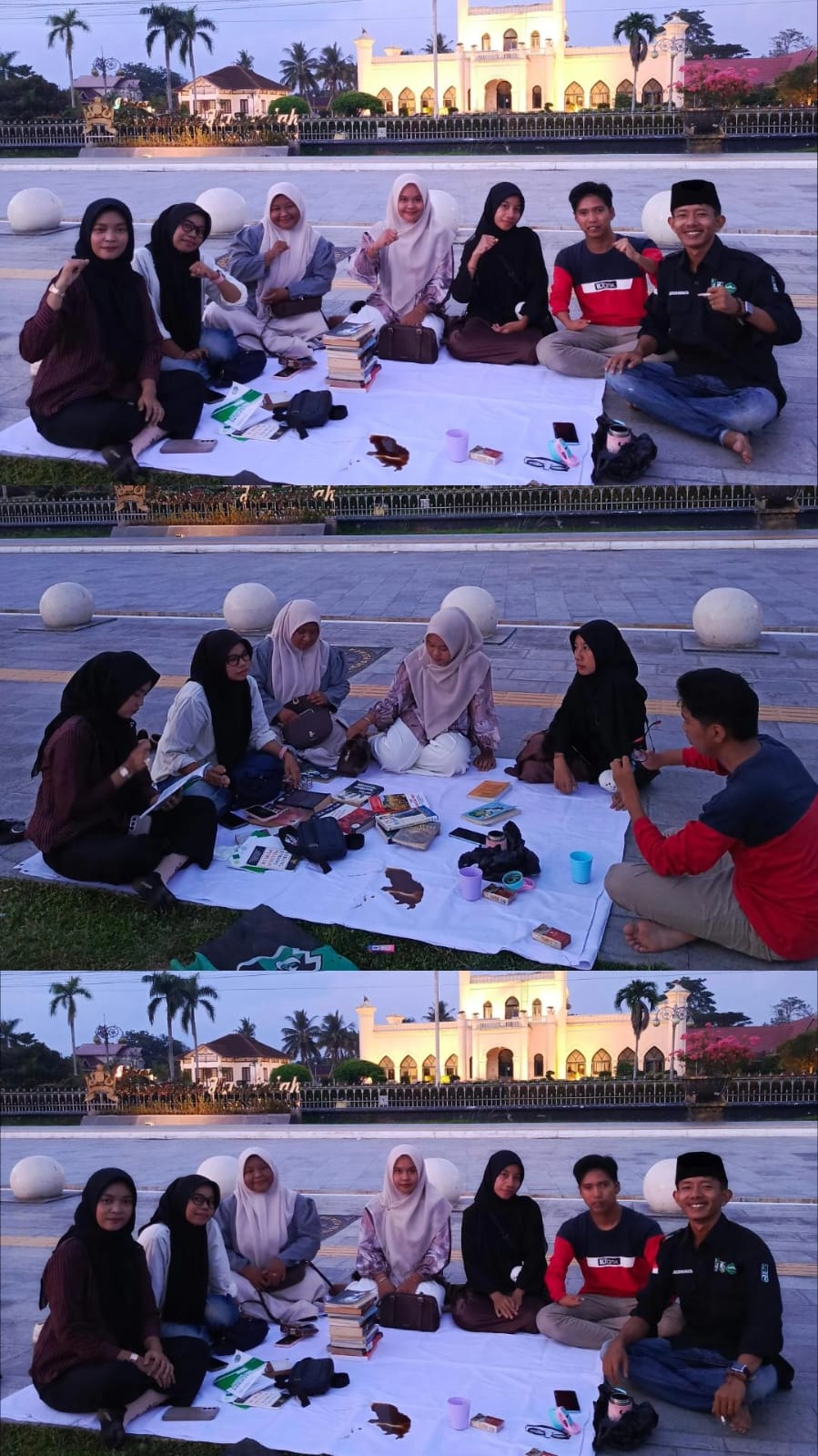 HMI Cabang Siak Gelar Bedah Buku Bersama Mahasiswa KKN STAI Susha, Dorong Budaya Literasi Generasi Muda