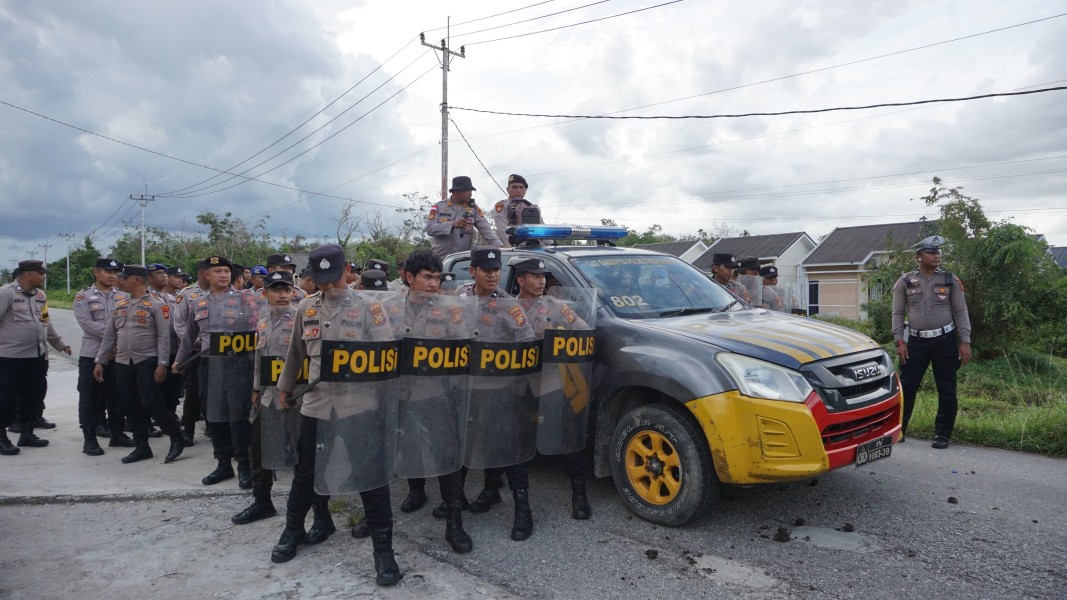 Polres Kepulauan Meranti Gelar Simulasi Sispam Mako dan Alarm Of Stelling