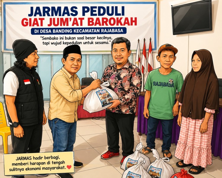 JARMAS Tebar Sembako, Hadir Saat Warga Terjepit Ekonomi