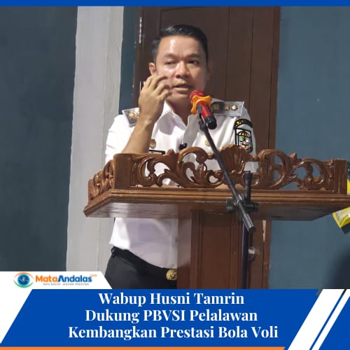Dukungan Penuh Wabup Pelalawan untuk Majukan Olahraga Bola Voli