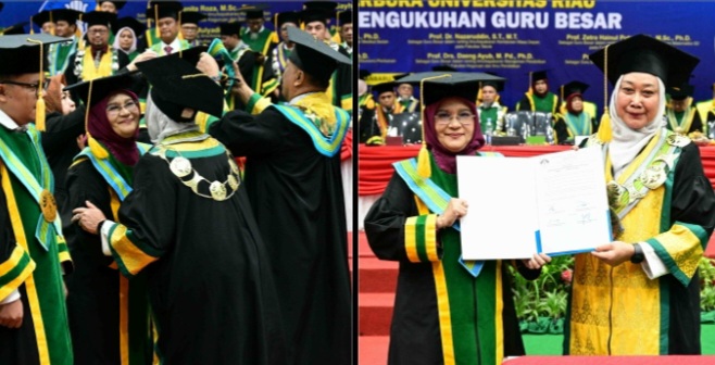 Delapan Profesor Baru Unri, Dari Mobil Terbang hingga Reformasi Hukum