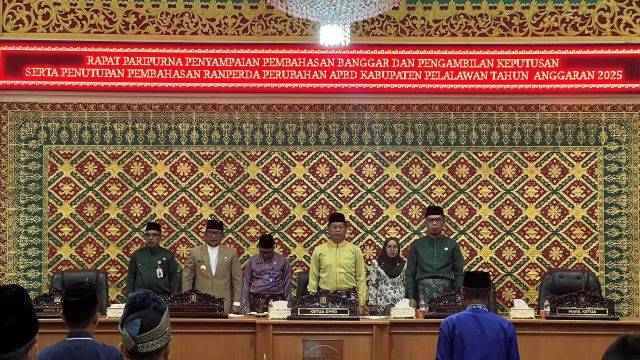 Bersama Pemkab, DPRD Pelalawan Bahas Perubahan APBD 2025