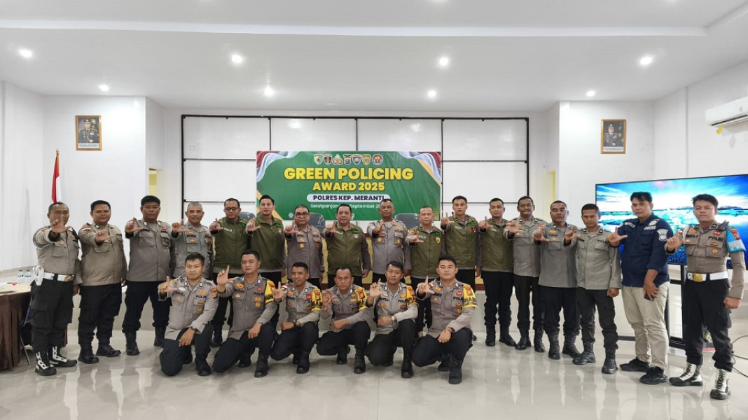 Tim Penilai Green Policing Award Polda Riau Kunjungi Polres Kepulauan Meranti
