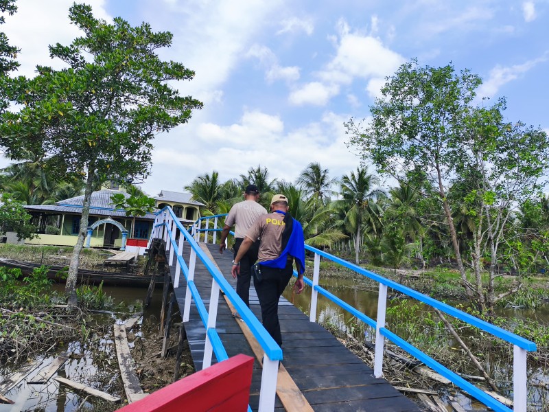 Progres Hari ke-11 Pembangunan Jembatan Merah Putih Presisi Capai 100%