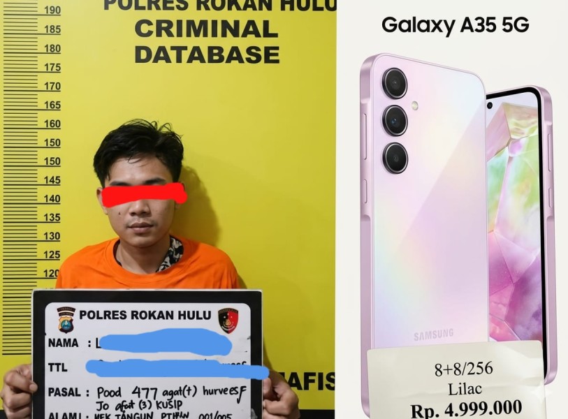 Satreskrim Polres Rokan Hulu Ungkap Kasus Pencurian di Bangun Purba, Pelaku Ditangkap Setelah Buron Empat Bulan