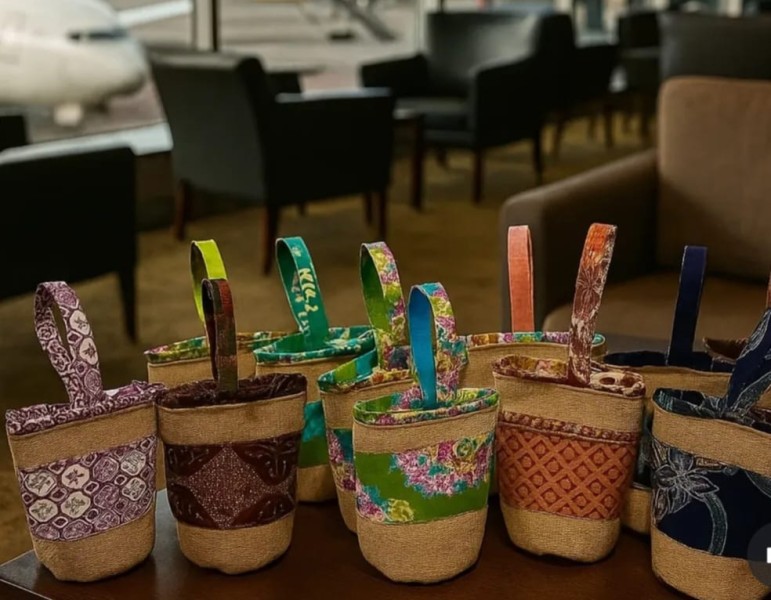 Berbahan Goni Bekas, Kerajinan Ramah Lingkungan ini Tembus Pasar Mancanegara