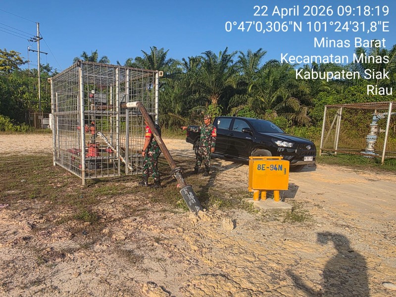 Koptu AKP Hutagalung Aktif Patroli dan Komsos di Wilayah Minas Barat